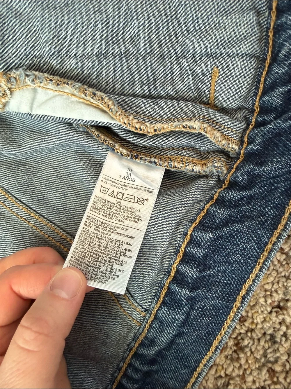 Old Navy Toddler Denim Jean Jacket — Size 3T